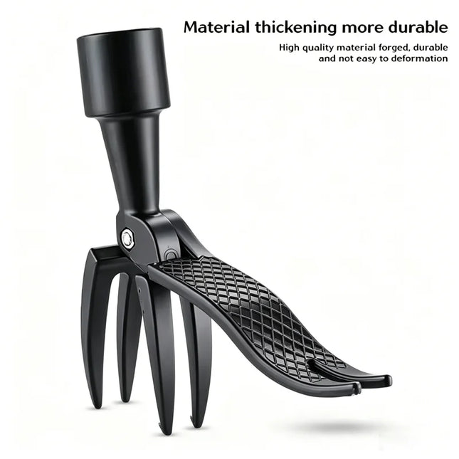 Black Weeding Head Replacement Gardening Claw Foot Pedal Weed Puller Stand Up Weeding tool Digging Weeder Root Remover