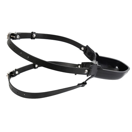 Funnel Oral Enema Drool Plug Gags Bondage Head Harness BDSM Toilet Funnel Open Mouth Gag Mask Hood For Woman Sex Toys
