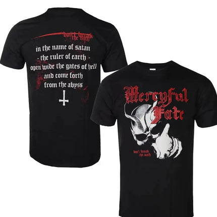 Mercyful Fate Graphic T-Shirt Casual Cotton Unisex Women Men Oversized Short Sleeve Fashion Casual Retro Street Y2k Hip Hop Tee