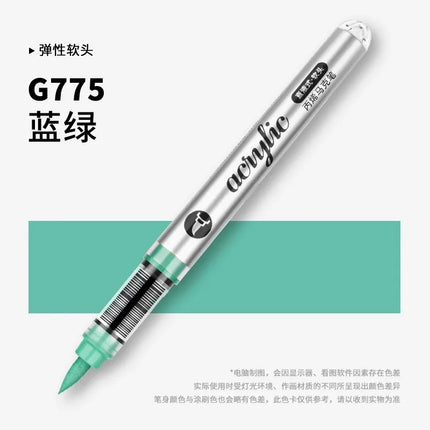 GRASP 120/1 Colors Acrylic Marker Pens Waterproof Pen Soft Brush Nib Student Art for Glass Stone Art School Supplies Stationery