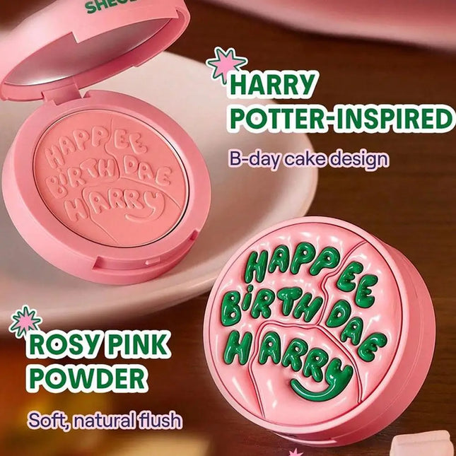 Cute Blusher Peach Milk Pink Cream 3D Embossed Girl's Blush Natural Cheek Tint Brighten Waterproof Matte Face Contouring Blush