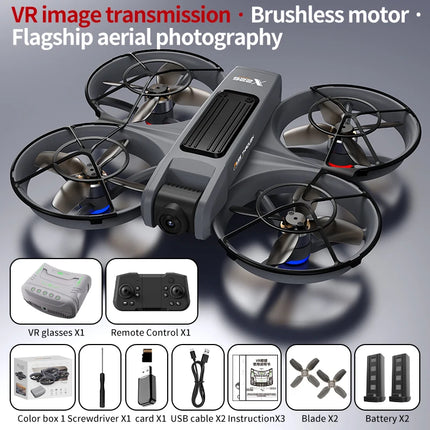 4.5-Inch Screen Remote Control Or Remote Control Without Screen | Drone With Dual Cameras | Brushless Motor, 40-Min Flight, Foldable Quadcopter, Optical Flow Positioning, Wind Resistanc