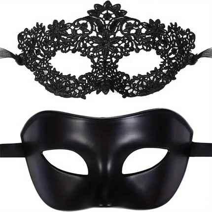 Valentine's Day Mask and Collar Set for Couples Costume Parties Cosplay and Fun Accessories to Spice Up the Celebration