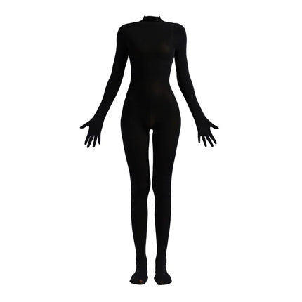 Plus Size One-piece Stockings 120D Velvet Five-finger Full Package Pantyhose Men and Women Sexy Seamless Tight Bodysuit