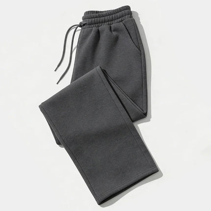 Mens Sweatpants Straight Fit Joggers for Sports and Streetwear Loose Oversized Casual Pant Drawstring Multi-pocket Men Long Pant