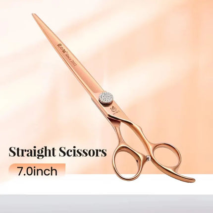 Fenice JP440C Pet Grooming Equipment Scissors Set 7/7.5/8 Inch Straight Curved Thinner Chunker Shears for Canine hairdresser