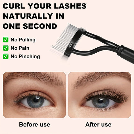Eyelash Curlers Eyebrow Brush Kit For Women Eyelashes Comb Seperator Lash Mascara Wands Brushes Makeup Tool With Silicone Pads