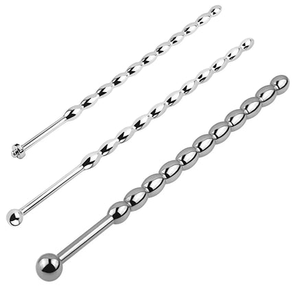 【AD】Metal Urethral Horse Eye Stimulator Steel Bead Penis Plug Insert Catheter Expander For Male Masturbator Sex Toy