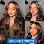 1B30 13x6 front wig / 28inches / 200%|United States