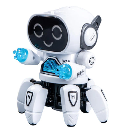 6-Claw Robot Toy for Kids Rechargeable Robots Toys with Clear Sound Flexible 90 Degree Arm for Kindergarten Kids & Street Stall