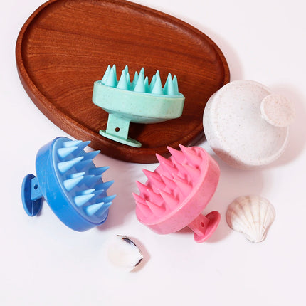 Hair Wash Brush, Silicone Scalp Massage Comb, Soft Body Massage Brush, Beauty and Hairdressing Tool, Special for Real Hair Wigs