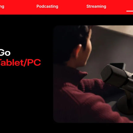 maono PD100W Wireless Dynamic Microphone Cardioid Dynamic Mic 50m Range One-Touch Noise Reduction RGB for Gaming Live Streaming