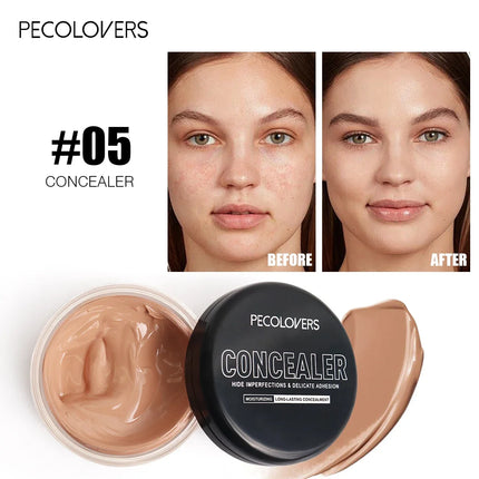 Waterproof Lasting Concealer Cream Moisturizing Full Cover Acne Mark Dark Circles Contour Concealer Makeup Palette Face Makeup