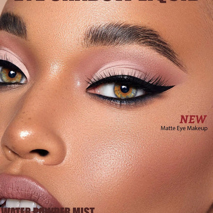 Eyes Makeup 8pcs Matt Liquid Eye Shadow Set Ice Cream Texture, Moist and Silky, Easy To Color and Long-lasting Natural Eyeshaow