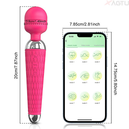 Clitoris Stimulation Powerful AV Vibrator Female Magic-Wand Nipple Clitoris Stimulator Adult Erotic Product Sex Toys for Women