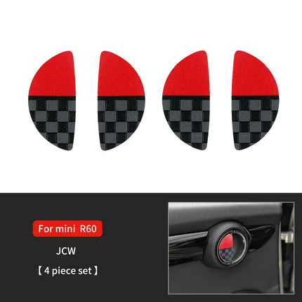 Car Door Handle Decoration Leather Sticker For Mini Cooper JCW F56 F60 F55 F54 R56 R60 R55 Countryman Car Interior Accessories