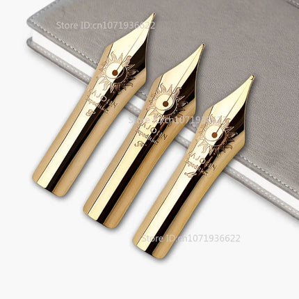 Majohn NO.8 Blue/Black Panda Gold-plated Sun Bock Nib for Majohn P139/P140/P141 Fountain Pen Writing Business Accessories
