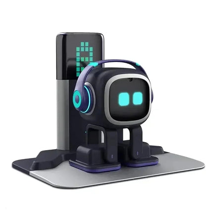 Upgraded AI EMO Desktop Robot Smart Real-Time Interactive Chat Powerful Built-In ASR Voice Recognition Effortless, Ultra-Smooth