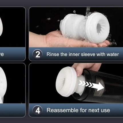 APP Intelligent Heating Suction Blowjob Masturbator for Men  LCD Display Telescopic Vibrating Masturbation Cup Pocket Pussy