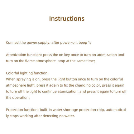 Essential Oil Diffuser,Flame Colorful Water Vapor Fire Humidifier for Aromatherapy Aroma Therapy Machine Room,Flame Diffuser