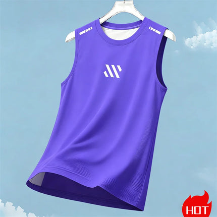 Summer Men's retro Fitness Tank Top Breathable quick drying sports men's t-shirts and tank tops 3D pattern Gym Sleeveless T-shir