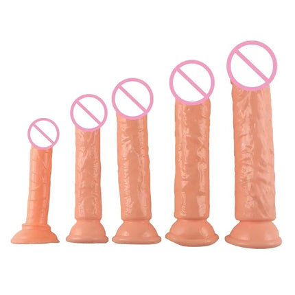 Realistic Silicone Dildo with Suction Cup G-Spot Anal Dildos Strapon Dick Butt Plug Masturbat Adult Sex Toys for Man Women