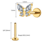 Gold 1.2x10x5.4x6mm