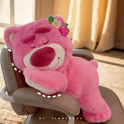 Lots-o'-Huggin' Bear plush toys Cute Toy Story plushie Strawberry Aroma Soft Doll Lotso Stuffed Pillow Birthday Gift for Fans