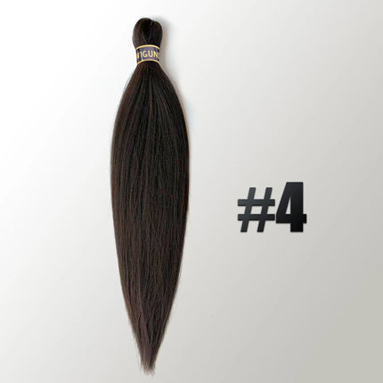 EZ Pre-stretched Braiding Hair Ombre Professional Easy Crochet Braid Hair 26 Inch 90g Hot Water Setting Synthetic Crochet Hair