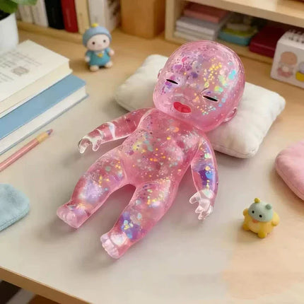 Squishy Maltose Sugar Baby Squeeze Toy Kawaii Baby Stretchable Slow Rising Fidget Toy for Adults Stress Anxiety Relief Gifts