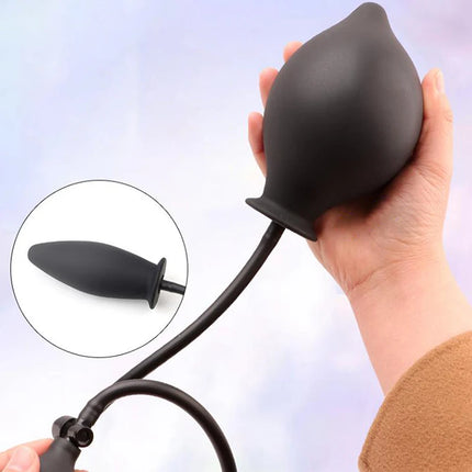 Inflatable Anal Plug Expandable Dildo Pump Butt Plug Anal Dilator Bdsm Sex Toy Gay Prostate Massage For Anus Enlargement By Pump