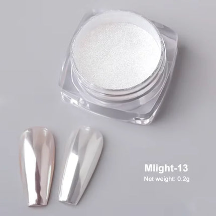 Aurora Mirror Glitter Nail Art Powder Ice Chameleon Rubbing Pigment Dust Sparkly Charm Nails Design Accessory DIY Decorations