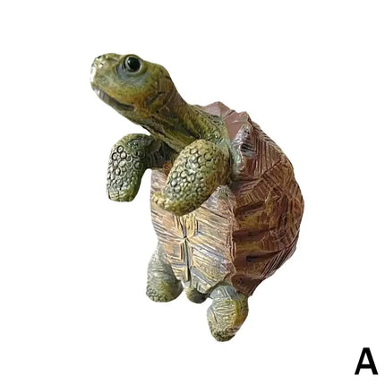 Tortoise Figure Plant Pot Hanger, Resin Hanging Turtle Statue Plant Decorations Cute Turtle Statue Figurines Planter Pot Hangers