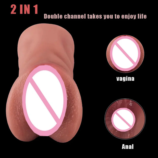 Vagina masturbation cup Oral Sex Products Penis Stimulate Pocket Pussy Real Vaginal Erotic Toys Backyard Pussy with Granule Male