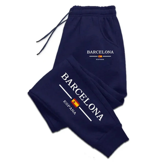 Mens Sweatpants Popular City Printing Pants Outdoors Sports Daily Casual Tracksuit Trousers Jogging Man Pants Street Dance 2025