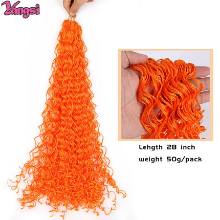 Full Star 30 Inch Synthetic Zizi Braids Thin Box Braids Hair Extensions Brown Pink Blue Red 613 Ombre Box Crochet Braiding Hair