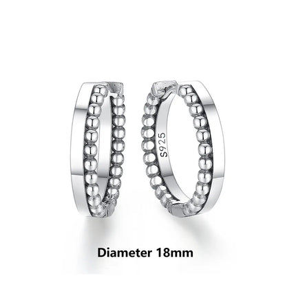 New 2026 Original 925 Sterling Silver Earrings For Women Piercing Hoop Love Heart Earings Rose Gold Wedding Gift Luxury Jewelry