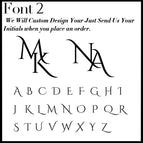 Font 2 / Rosegold Card Box