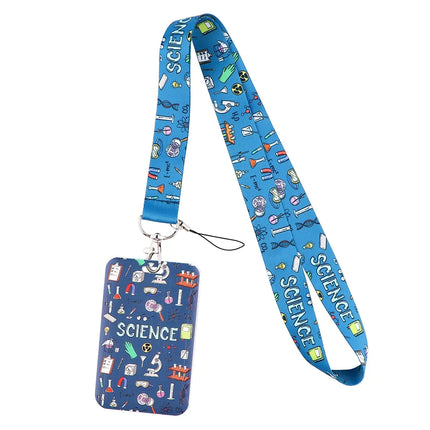 New Sakura Cherry Blossoms Flower lanyard card ID Badge Holder Keychain Pass Gym Mobile Kids Key Holder Key Rings Gift