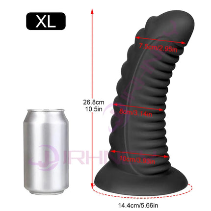 6-10cm Huge Anal Plug Soft Liquid Silicone Big Butt Plug Sex Toys for Women Anal Dildos G-Spot Prostate Massage Fisting Butplug