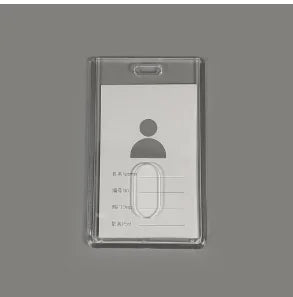 Crystal Butterfly 3 Inch Acrylic Card Holder Photocards Display Credit ID Bank Card Protective Case Keychain Pendant Fashion