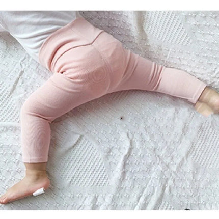 Autumn Spring Baby Girl Leggings Cotton Baby Boys Ribbed Full Length Infant Kids Clothes Skiny Pants Children Casual Trousers