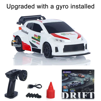SALE 4WD RTR 1/43 RC Speed Car Four-wheel Drive Radio Control 2.4g Mini Racing Drifting Car Toys High Speed Model Gift for Boys