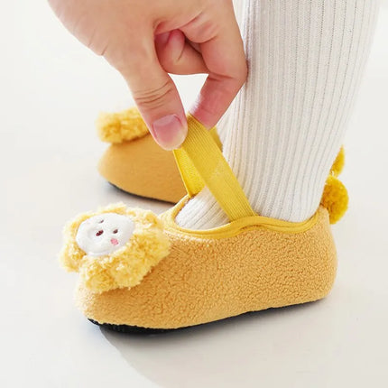 Cartoon Animal Baby Socks Soft Cotton Toddler Floor Socks Autumn Winter Warm Indoor Kids Socks First Walker