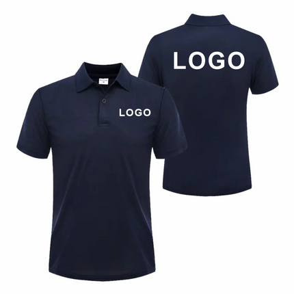 Summer Casual Breathable Polo Shirts Company Logo Custom Print Embroidery Personalized Design Men And Women Short-Sleeved Tops