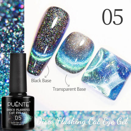 7.5ML Amber Moonlight Cat Magnetic Gel High Glossy Luxury Coffee Series Cat Eye Gel Soak Off UV Semi-Permanent Nail Art Varnish