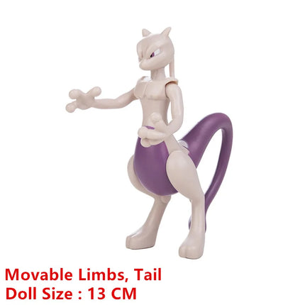 Pokemon Anime Figures Mewtwo Gengar Pikachu Eevee Dragon Cosplay Collection Action Figures Model Toy Birthday Gifts Buy in bulk