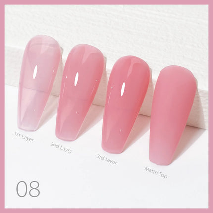 9ml CANNI Nail Gel Polish HEMA FREE TPO FREE French Nail Design Rubber Base Gel Builder Nail Gel In Bottle Semi Permanent Gel