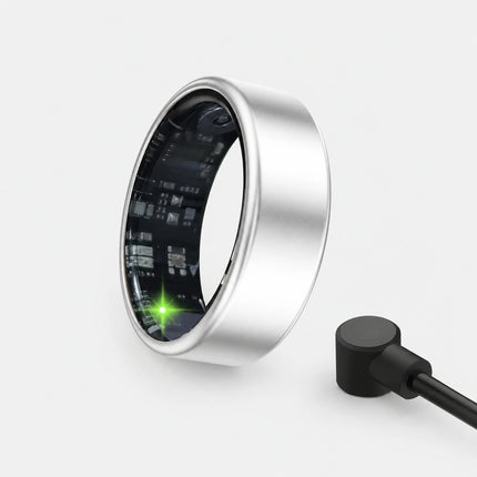 2026 New IP68 Waterproof Smart Ring for Men Women Health Tracking Power Battery Heart Rate Blood Oxygen Monitor for Android IOS