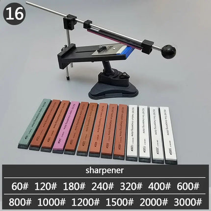Ruixin Pro Sharpener Professional Kitchen Knife Fix Fixed Anglehigh Quality Stones Sharpening  with Multi Stone Whetstone Grind